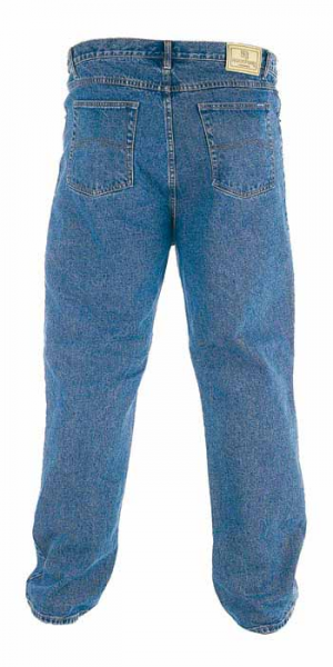 XXL4YOU - Jeans 5 poches bleu delave Stretch - Longueur 34\" - 87cm - Image 2
