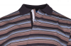 XXL4YOU - GCM Originals - Polo manches courtes Brun ligne bleu de 3XL a 6XL - Image 2