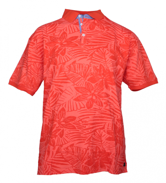 XXL4YOU - Polo manches courtes Rouge Corail