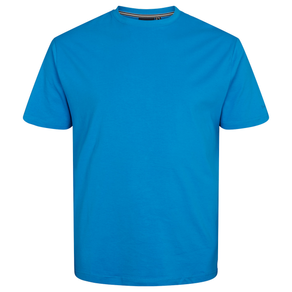 XXL4YOU - T-shirt bleu cobalt de 3XL a 8XL Col rond