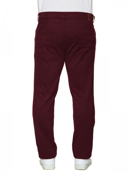 XXL4YOU - Maxfort pantalon stretch bordeaux de 54EU a 70EU - TROY - Image 2
