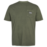 XXL4YOU North 56 DENIM T-shirt manche courte vert olive foncé délavé 2XL à 8XL