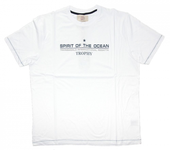 XXL4YOU - T-shirt manches courtes blanc Sport nautique de 3XL a 8XL