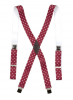 XXL4YOU - Maxfort - Bretelle rouge pois blanc a pinces - Image 2