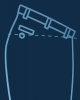 XXL4YOU -  - PIONIER jeans taille PETER Konvex bleu delave de 24Ka 26K - Image 3