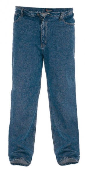 XXL4YOU - Jeans 5 poches bleu delave Confort