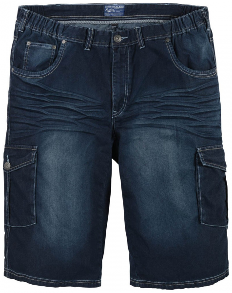XXL4YOU - Replika Bermuda jeans bleu delave de 3XL a 8XL