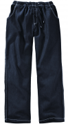 XXL4YOU Pantalon jeans taille élastiquée bleu foncé délavé de 3XL à 12XL