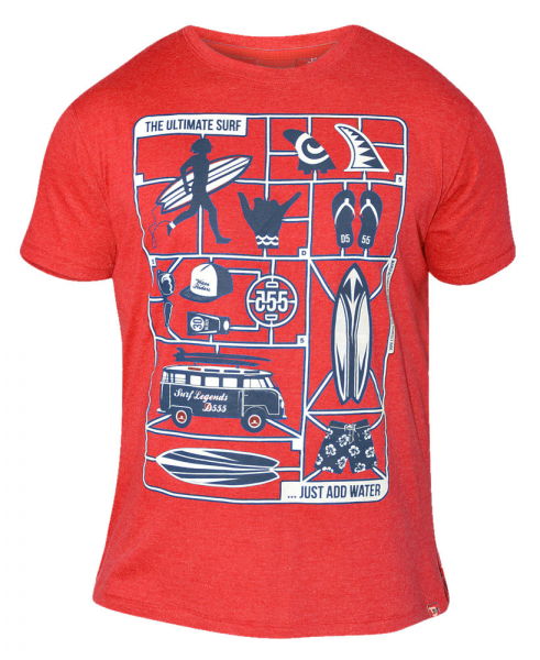 XXL4YOU - T-shirt manches courtes rouge de 2XL a 6XL
