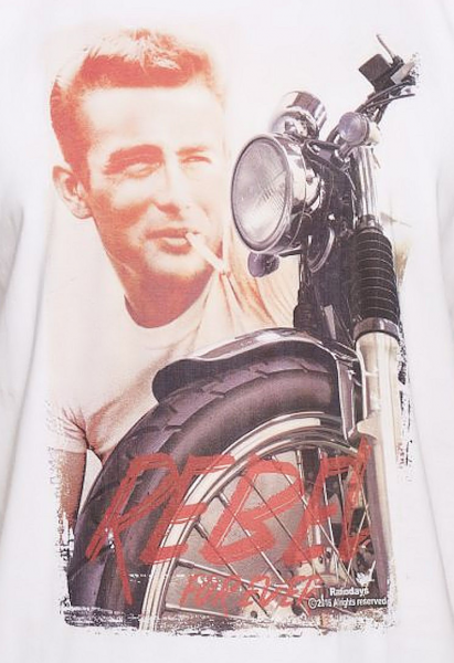 XXL4YOU - T-shirt manches courtes James Dean  blanc 3XL a 7XL - Image 2