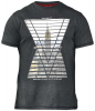 XXL4YOU - D555 - DUKE - T-shirt manches courtes melange de gris anthracite de 3XL a 6XL - Image 1