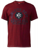 XXL4YOU - D555 - DUKE - T-shirt manches courtes bordeaux de 3XL a 8XL - Image 1