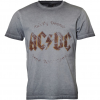 XXL4YOU - REPLIKA Jeans - T-shirt Rock  gris fonce de 3XL a 8XL ACDC - Image 1