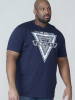 XXL4YOU - D555 - DUKE - T-shirt manches courtes bleu marine de 3XL a 8XL - Image 3