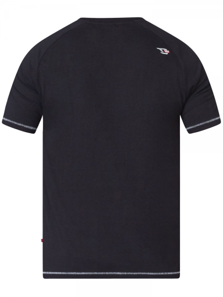 XXL4YOU - T-shirt manche courte Manhattan  noir de 3XL a 8XL - Image 2