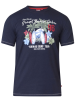 XXL4YOU - D555 - DUKE - T-shirt manche courte Hawaii Surf bleu marine de 3XL a 8XL - Image 1