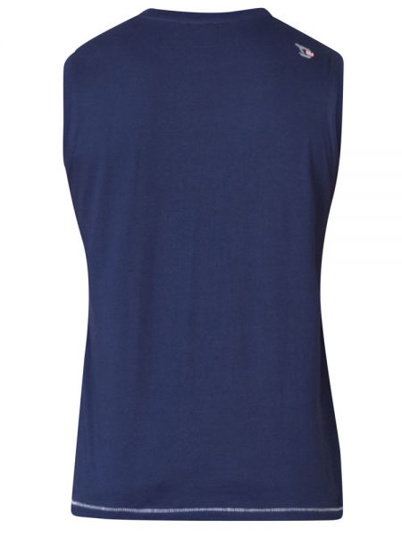 XXL4YOU - T-shirt sans manches courtes bleu marine de 3XL a 6XL - Image 2