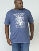 XXL4YOU - D555 - DUKE - T-shirt manche courte Melange de bleu de 3XL a 6XL - Image 3