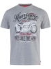XXL4YOU - D555 - DUKE - T-shirt manche courte Melange de gris clair de 3XL a 6XL - Image 1