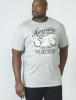 XXL4YOU - D555 - DUKE - T-shirt manche courte Melange de gris clair de 3XL a 6XL - Image 3