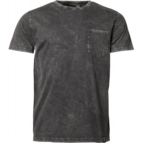 XXL4YOU - T-shirt col manche courte delave noir de 3XL a 8XL