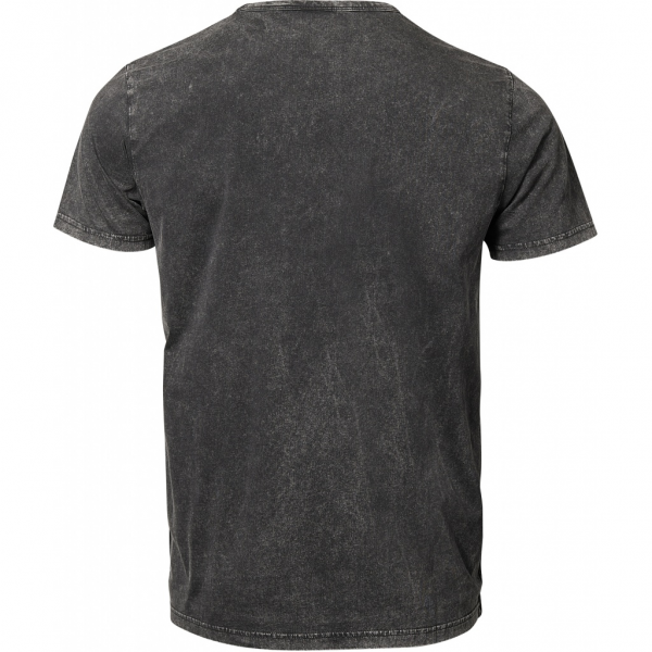 XXL4YOU - T-shirt col manche courte delave noir de 3XL a 8XL - Image 2