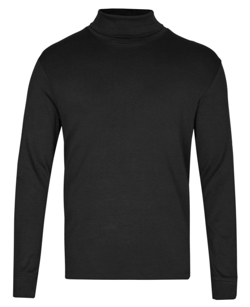 XXL4YOU - T-shirt manches Longues sous-pull noir 3XL a 8XL