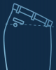 XXL4YOU - PIONEER - PIONIER - PIONIER THOMAS jeans taille Konvex stretch bleu delave de 27K a 40K - Image 3