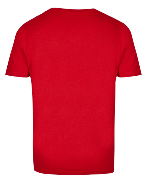 XXL4YOU - T-shirt manches courtes col en V rouge 4XL a 10XL - Image 2