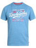 XXL4YOU - D555 - DUKE - T-shirt melange de bleu manche courte de 3XL a 6XL - Image 1