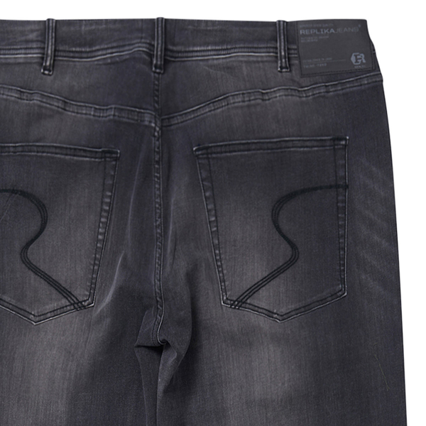 XXL4YOU - Replika jeans Ringo mode noir delave de 38US a 56US - Image 3