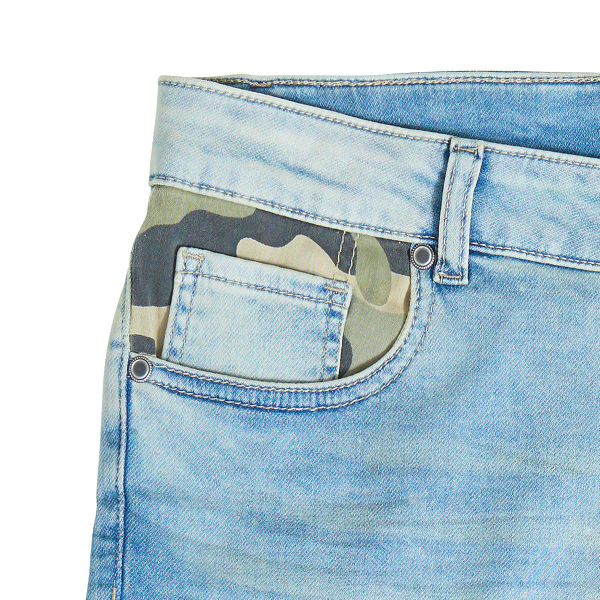 XXL4YOU - Replika jeans Denim Short bleu clair delave 38US - 62US - Image 3