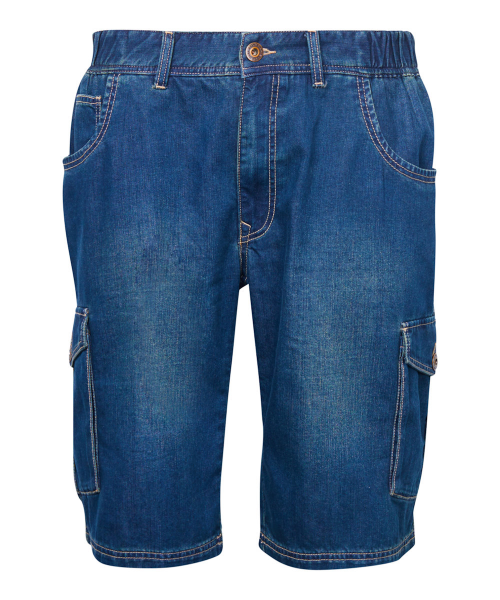 XXL4YOU - Replika jeans Bermuda bleu delave 2XL - 8XL
