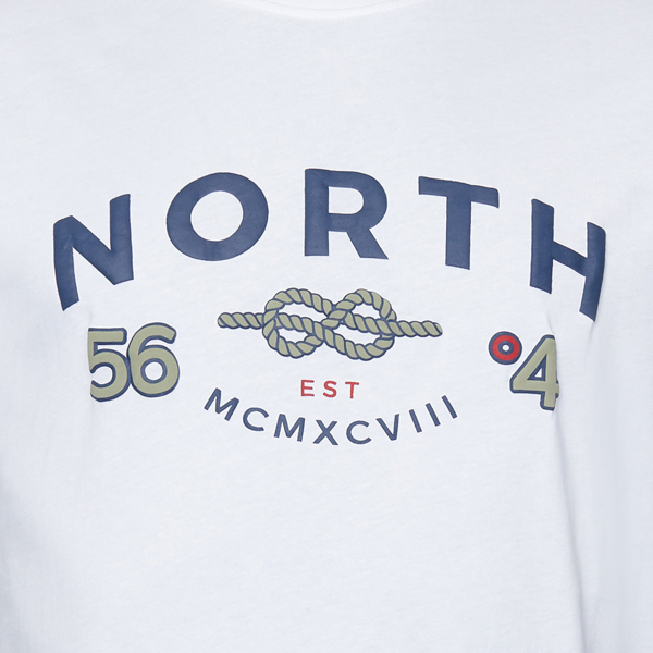 XXL4YOU - North 56.4 T-shirt manche courte blanc de 3XL a 10XL - Image 2