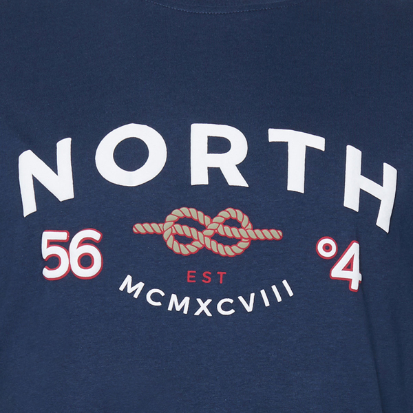 XXL4YOU - North 56.4 T-shirt manche courte bleu marine de 3XL a 10XL - Image 2