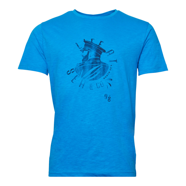 XXL4YOU - North 56.4 T-shirt manche courte melange bleu clair de 3XL a 8XL