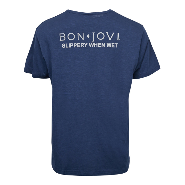 XXL4YOU - T-shirt Rock Bon Jovi - K7 bleu marine 3XL a 8XL - Image 2