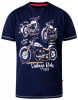 XXL4YOU - D555 - DUKE - T-shirt bleu marine manche courte de 3XL a 8XL - Image 1