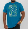 XXL4YOU - D555 - DUKE - T-shirt bleu turquoise manche courte de 3XL a 6XL - Image 3