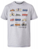 XXL4YOU - D555 - DUKE - T-shirt Melange de gris clair VW manche courte de 3XL a 6XL - Image 1