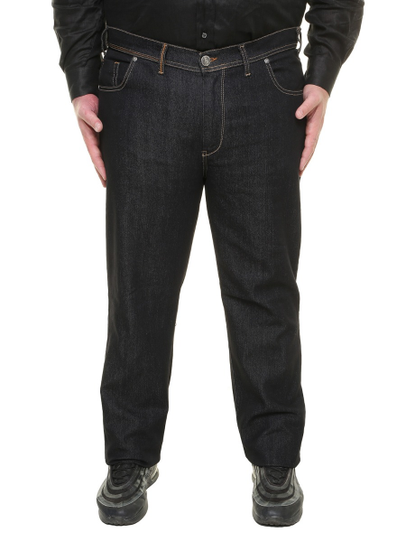 XXL4YOU - Maxfort jeans stretch noir delave de 56EU a 70EU