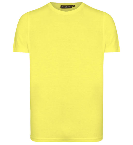 XXL4YOU - T-shirt manche courte Jaune citron de 3XL a 10XL