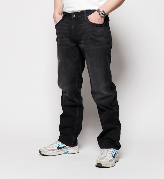 XXL4YOU - Replika Jeans Ringo mode noir delave de 38US a 62US - Image 3