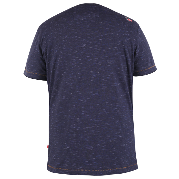XXL4YOU - T-shirt Melange de bleu marine manche courte3XL a 6XL - Image 2