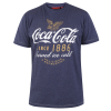 XXL4YOU - D555 - DUKE - T-shirt Official Coca-Cola Melange de bleu marine manche courte 3XL a 6XL - Image 1