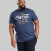 XXL4YOU - D555 - DUKE - T-shirt Official Coca-Cola Melange de bleu marine manche courte 3XL a 6XL - Image 3