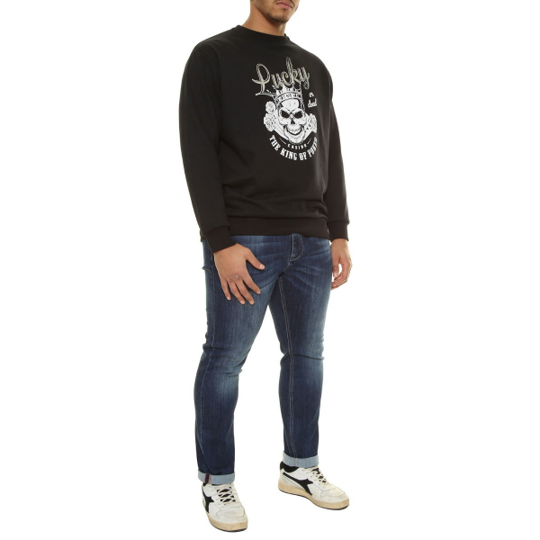 XXL4YOU - Sweatshirt noir de 3XL a 8XL - Image 3