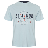 XXL4YOU North 56.4 T-shirt manche courte bleu clair 2XL à 10XL