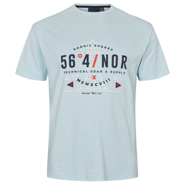 XXL4YOU - North 56.4 T-shirt manche courte bleu clair 2XL a 10XL