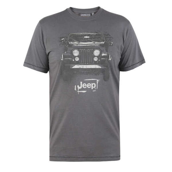 XXL4YOU - T-shirt Official Jeep kaki manche courte 3XL a 8XL